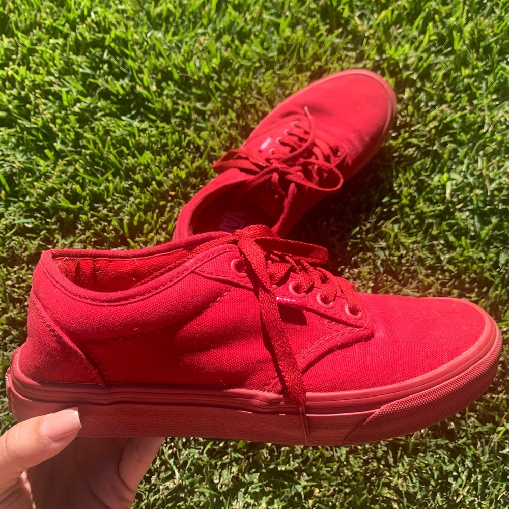 All Red Vans